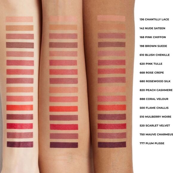 Laura Mercier 620 Pink Tulle Caviar Smoothing Matte Lipstick New Full Size - Picture 4 of 10